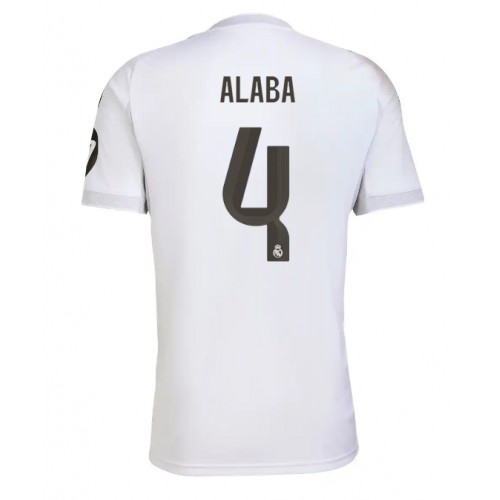 Real Madrid David Alaba #4 Primera Equipación 2025-26 Manga Corta